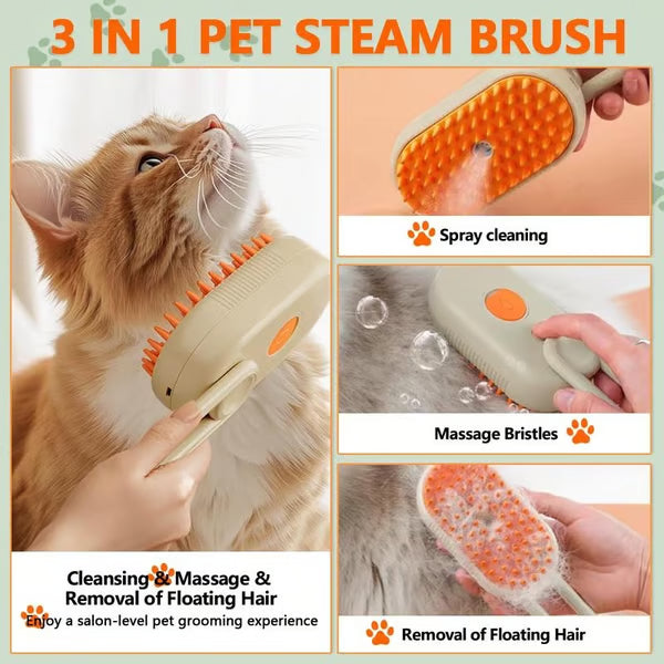 Brosse Vapeur pour Animaux 🐶🐱